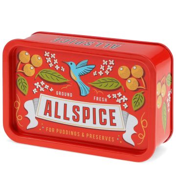 Rex London Mini STORAGE TIN with Lid Allspice