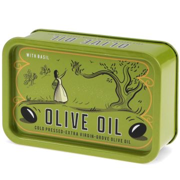 Rex London Mini STORAGE TIN with Lid Olive Oil