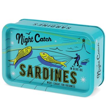 Rex London Mini STORAGE TIN with Lid Sardines
