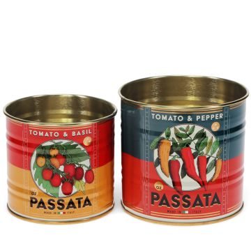 Rex London 2 Mini AUFBEWAHRUNGSDOSEN Passata
