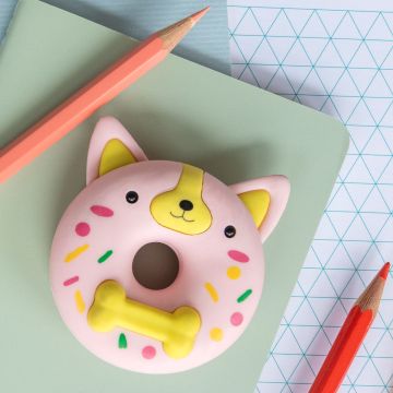 Rex London Doughnut-Shaped Eraser DOG