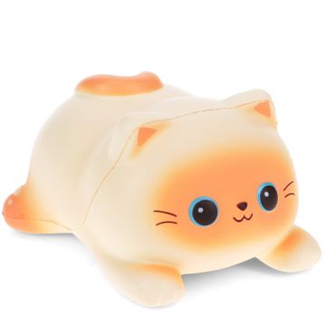 Rex London SQUISHI Anti Stress Toy Cat Reclining orange/white