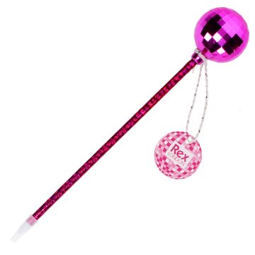 Rex London BALLPOINT PEN Disco Ball pink