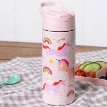 Rex London Stainless Steel Water Bottle UNICORN 500ml
