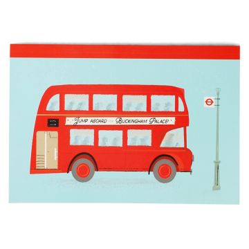 Rex London A5 Notizbuch LONDON BUS liniert