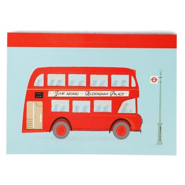 Rex London Notizbuch LONDON BUS A6 liniert