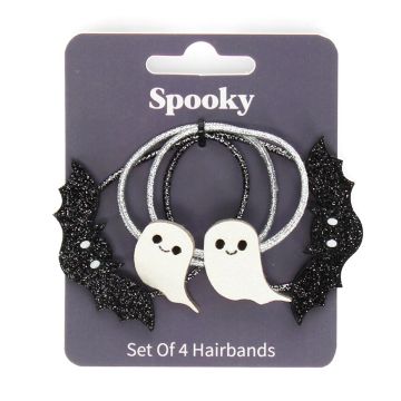 Rex London 4 Haargummis SPOOKY Glitzer