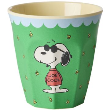 RICE x PEANUTS Melamine CUP "You Are So Cool" Snoopy Green (250 ml)