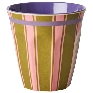 RICE Melamin BECHER "Stripe Delight" Streifen (250 ml)