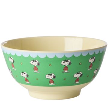 RICE x PEANUTS Melamine BOWL Snoopy Green (700 ml)