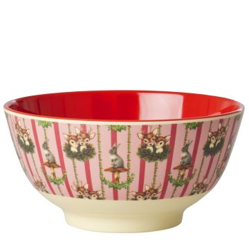 RICE Melamin SCHÜSSEL Sweet Forest pink