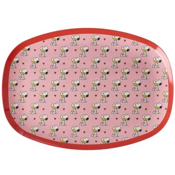 RICE x PEANUTS Melamin SERVIERTELLER SNOOPY Pink
