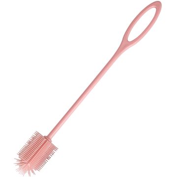 RICE Silikon FLASCHENBÜRSTE "Bon Vivant" Rosa