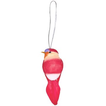 RICE Decoration Ornament BIRD red