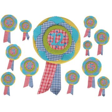 RICE Geburtstagsorden Rosette BLAU 11 Jahre