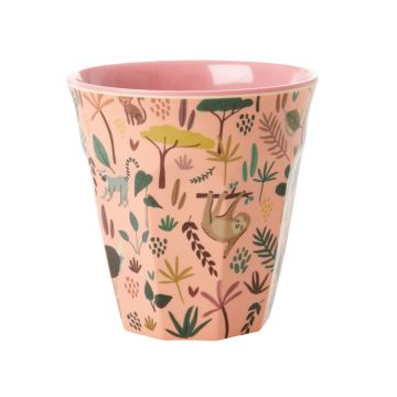 RICE Becher DSCHUNGEL rosa