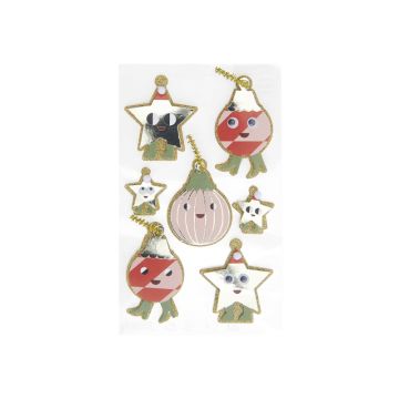Rico Design 3D Sticker CHRISTMAS ORNAMENTS