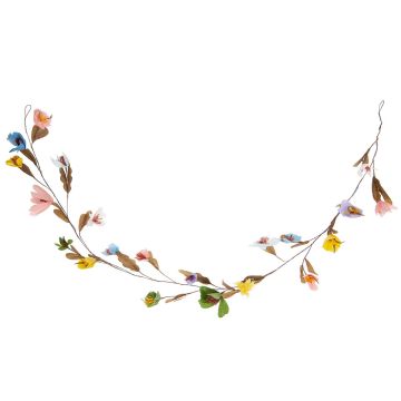 Rico Design Paper Garland FLOWERS pastel