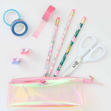 Rico Design Pencil Case IRIDESCENT rose