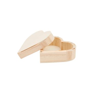 Rico Design Wooden Box HEART small