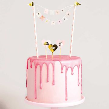 Rico Design Kuchendeko JUST MARRIED Girlande