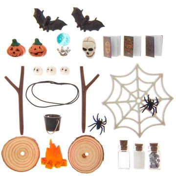 Rico Design Puppenhaus Dekoset HALLOWEEN