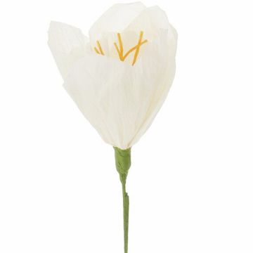 Rico Design Kleine Papierblume NARZISSE offwhite
