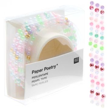 Rico Design Tape PEARLS Stripes multicolor
