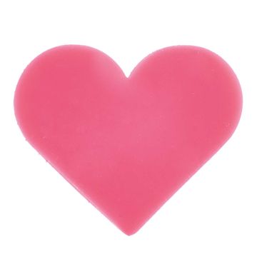 Rico Design Kleiner Radiergummi HERZ neonpink