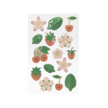 Rico Design 15 Schaumstoff Sticker FRUITS