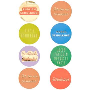Rico Design 100 Stickers SCHOOLCHILD