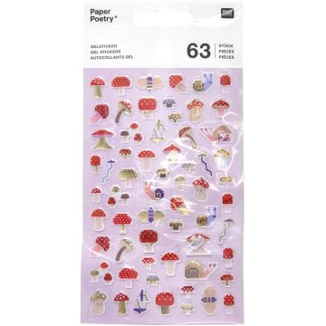 Rico Design 63 Gelsticker SHROOM Pilze