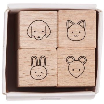 Rico Design 4 Stamps ANIMALS