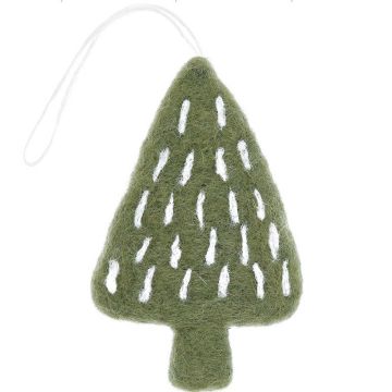 Rico Design WEIHNACHTS ANHÄNGER aus Filz Tannenbaum Grün