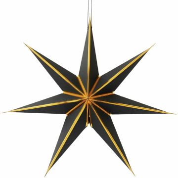 Rico Design PAPIERSTERN schwarz/gold