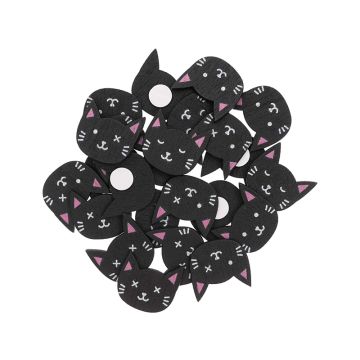 Rico Design 24 Holz Sticker KATZEN