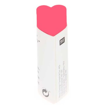 Rico Design Langer Radiergummi HERZ rosa