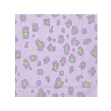 Rico Design 20 Napkins ACID LEO lilac