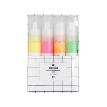 Rico Design 4 XL ACRYL MARKER Neon