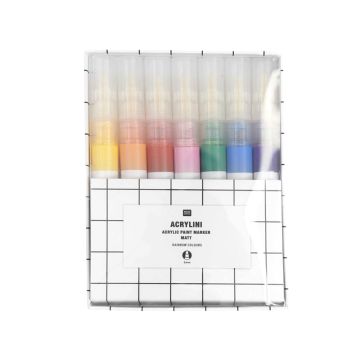 Rico Design 7 ACRYL MARKER Rainbow