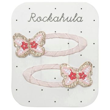 Rockahula 2 HAIR CLIPS Folksy Butterfly