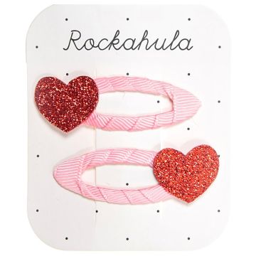 Rockahula 2 HAIR CLIPS Love Hearts