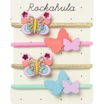 Rockahula 4 HAIR TIES Carnival Butterfly