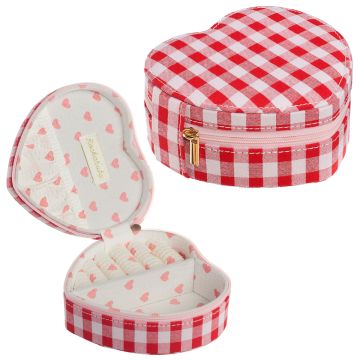 Rockahula JEWELLERY BOX Gingham Love Heart