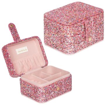Rockahula JEWELLERY BOX Confetti Glitter pink