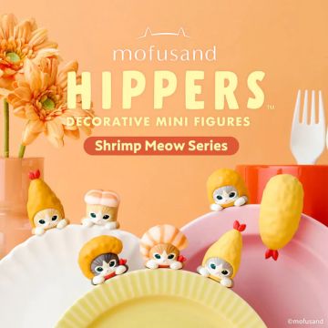 Sonny Angel x Mofusand HIPPERS Mini Surprise Figure LIMITED "Shrimp Meow Series 2"