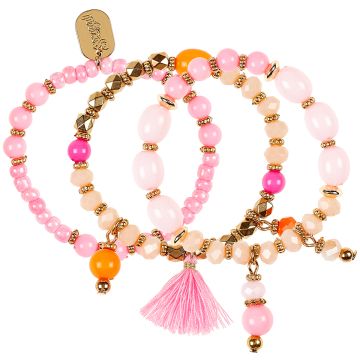 Souza 3 Bracelets DOTTIE pink