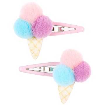 Souza 2 HAARSPANGEN Eiscreme lila