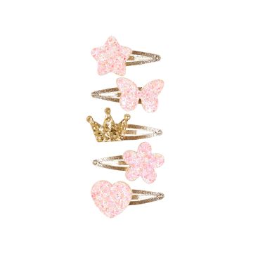 Souza 5 Hair Clips CAROLINA pink