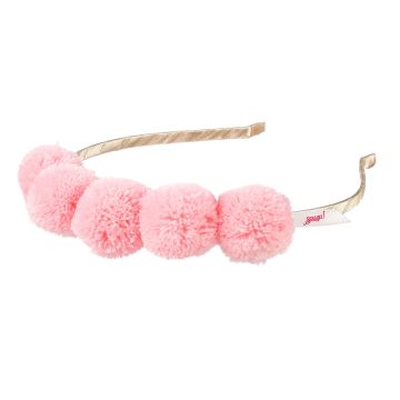 Souza Hair Band Pompoms ROSA pink